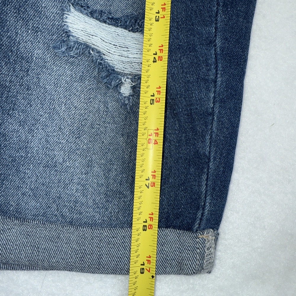 Chic Denim Blue Shorts - Picture 8 of 9